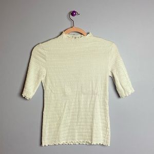 &other stories mock neck 3/4 sleeve